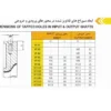 گیربکس سهند حلزونی VF نرمال سایز 250 پایه دار