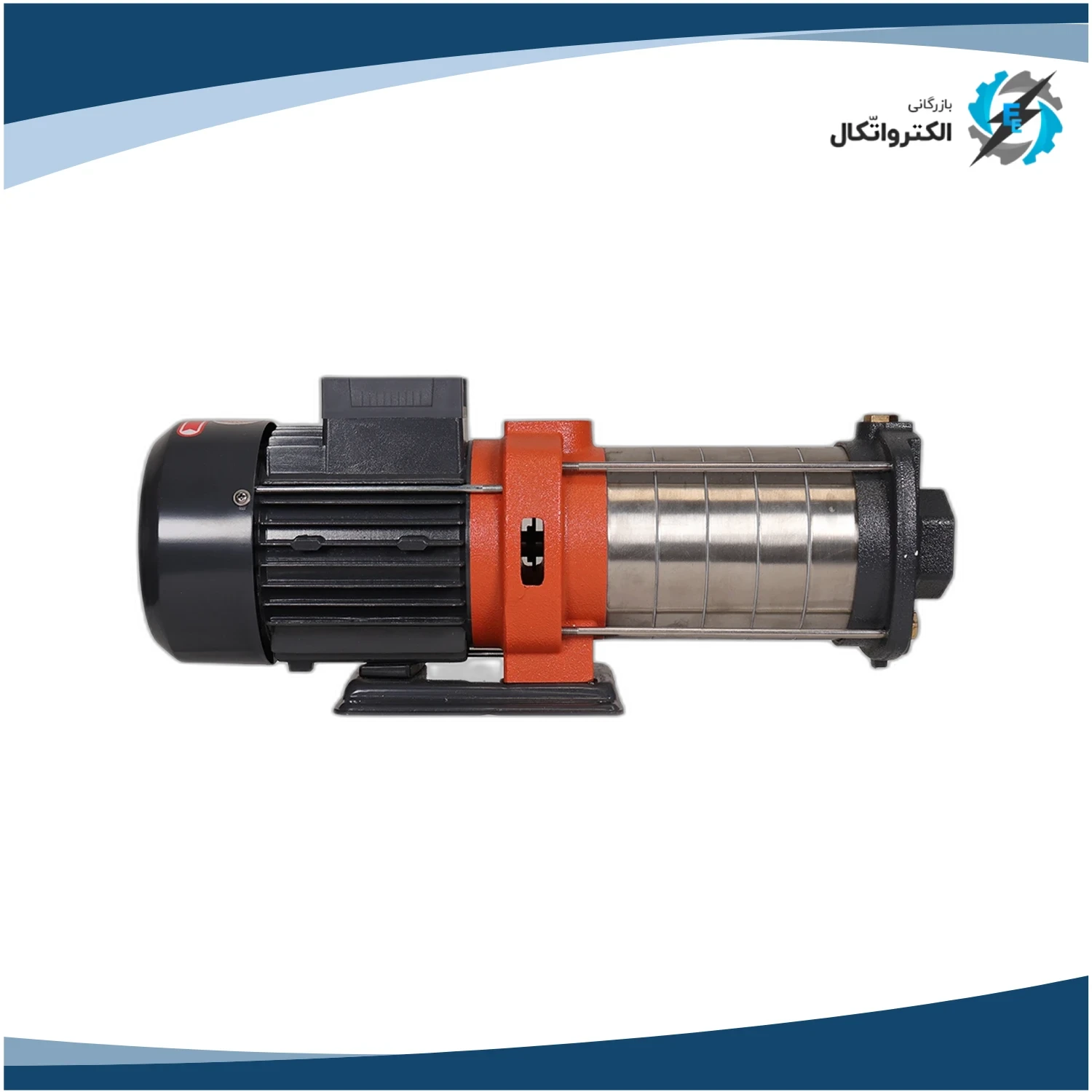 پمپ افقی طبقاتی استیل LEO لئو 1 اسب تکفاز ECHm 4-40_2