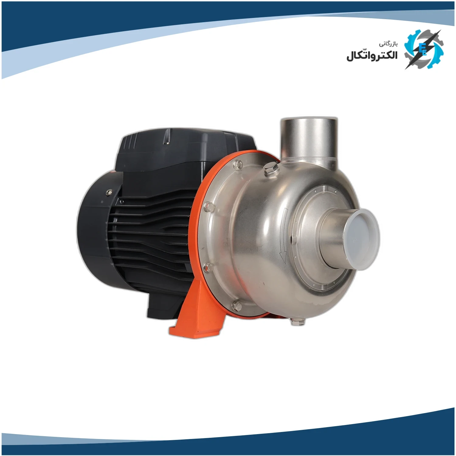 پمپ پروانه نیمه باز 2 اسب استیل 304 سه فاز لئو ABK200_2