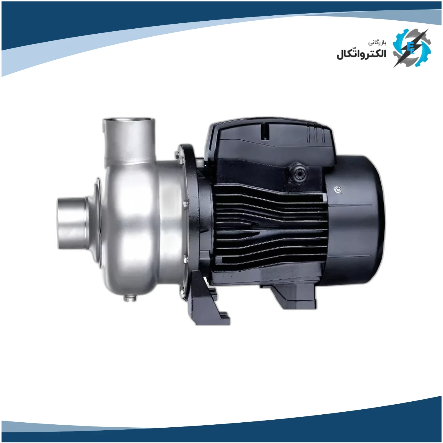 پمپ پروانه نیمه باز 4 اسب استیل 304 سه فاز لئو ABK400_2