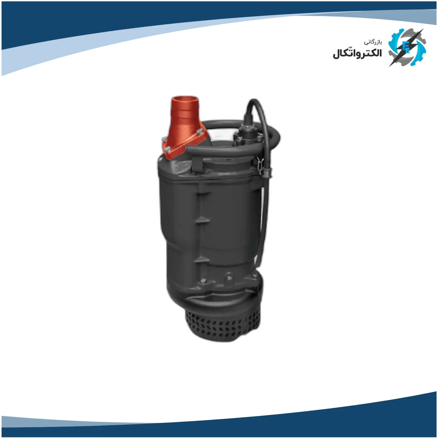 پمپ کفکش چدن ضدزنگ 3 فاز 4 اینچ 23 متری LEO لئو 5.5 4 KBZ