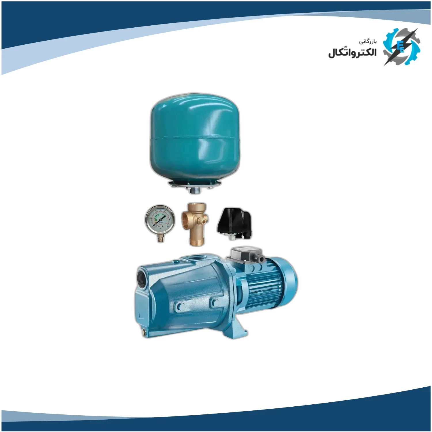پکیج پمپ جتی 1 اسب پنتاکس ایرانی CAM100_00 با منبع انبساط 24 لیتری