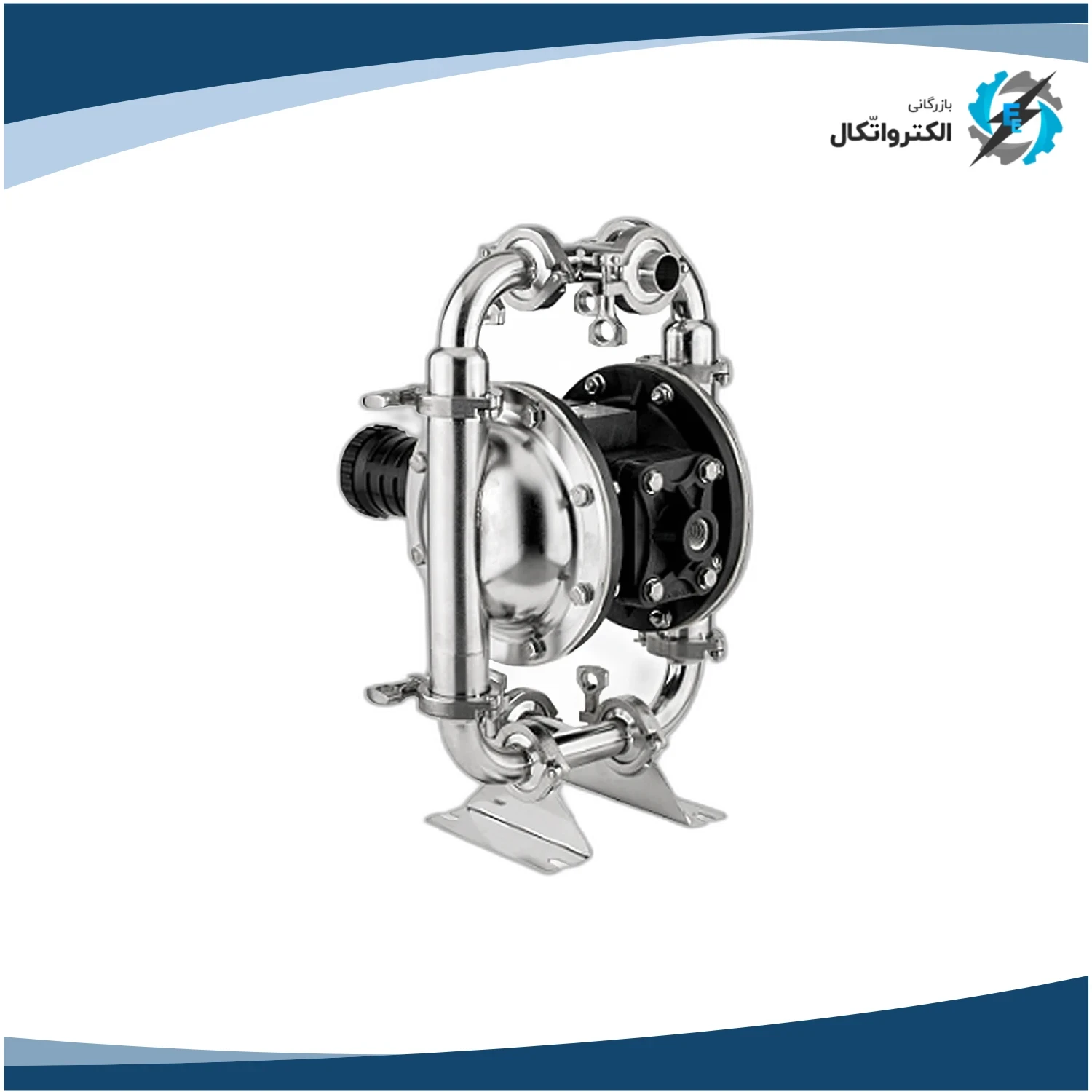 پمپ دیافراگمی 1 اینچ بدنه استیل دیا DP-10_2