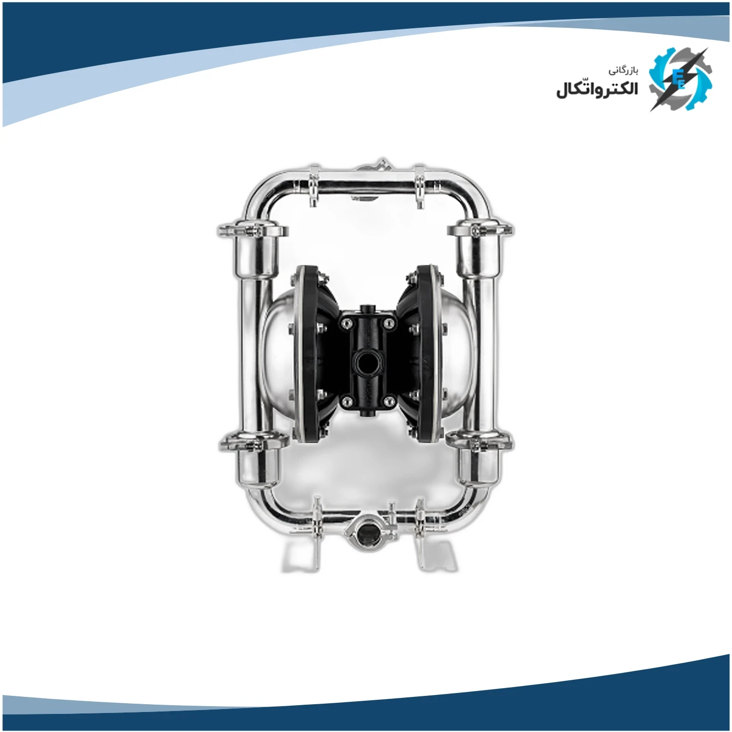 پمپ دیافراگمی 2 اینچ بدنه استیل دیا DP-20_2