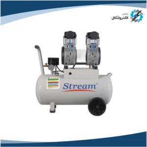 کمپرسور باد بدون روغن 65 لیتری Oil Free استریم