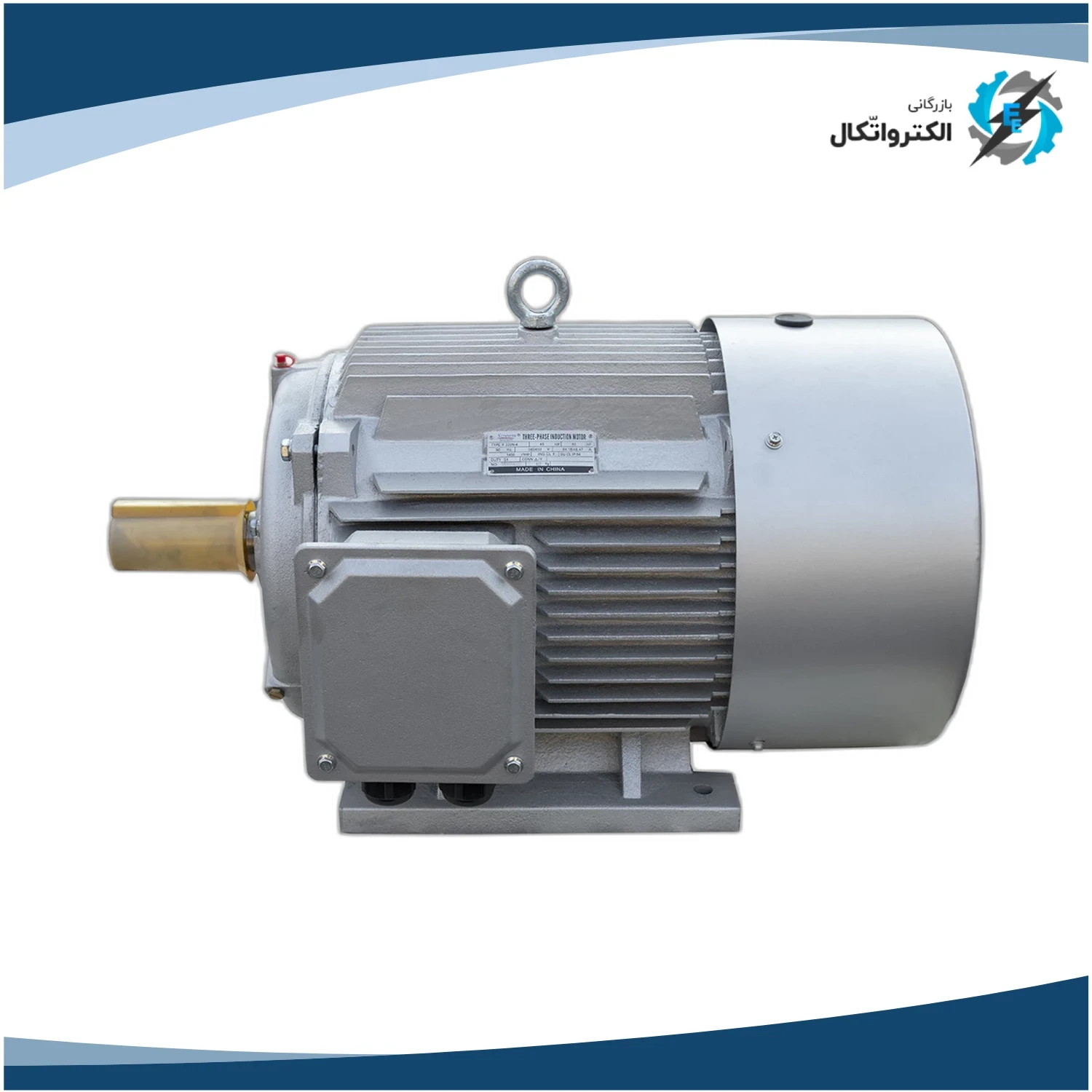 الکتروموتور استریم سه فاز 60 اسب 45 کیلووات پوسته چدنی 3000 دور_2