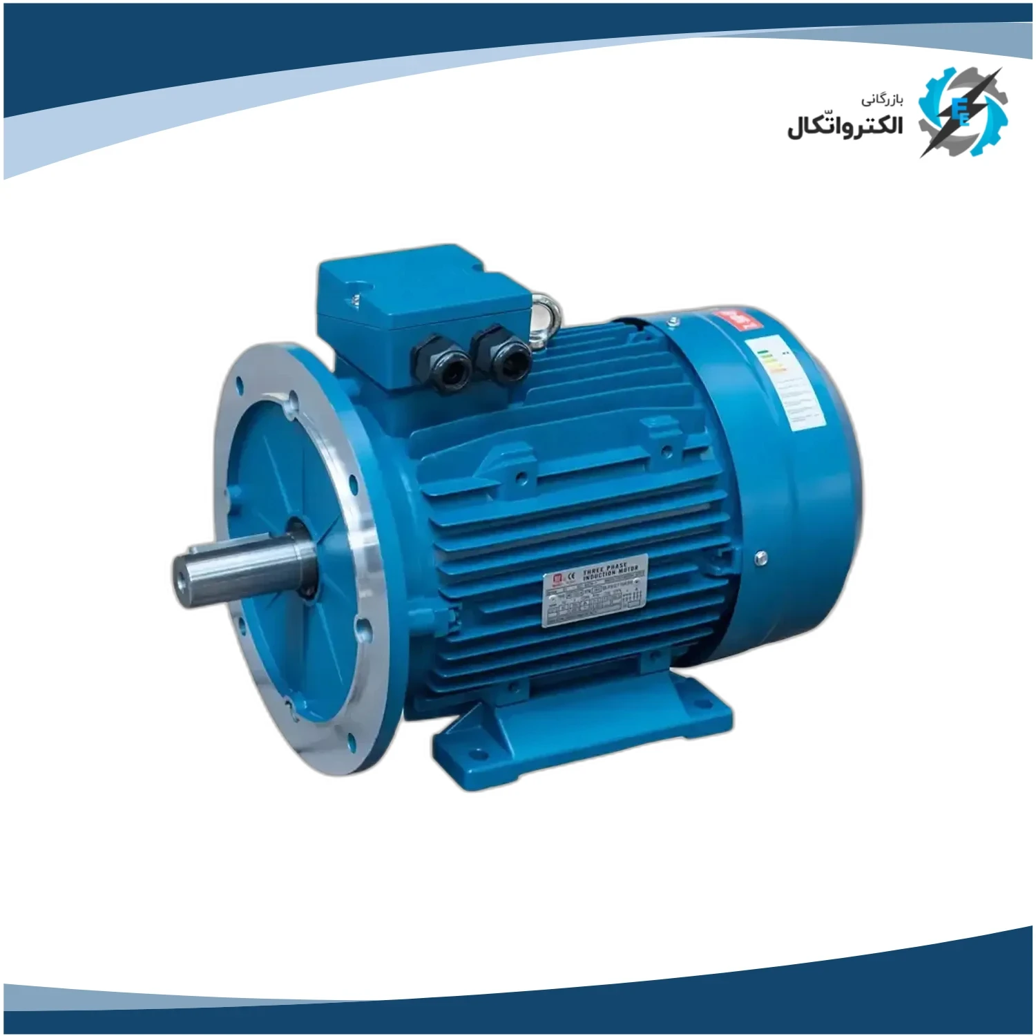 الکتروموتور کاجیلی سه فاز 100 اسب 75 کیلووات پوسته چدنی 750 دور_3
