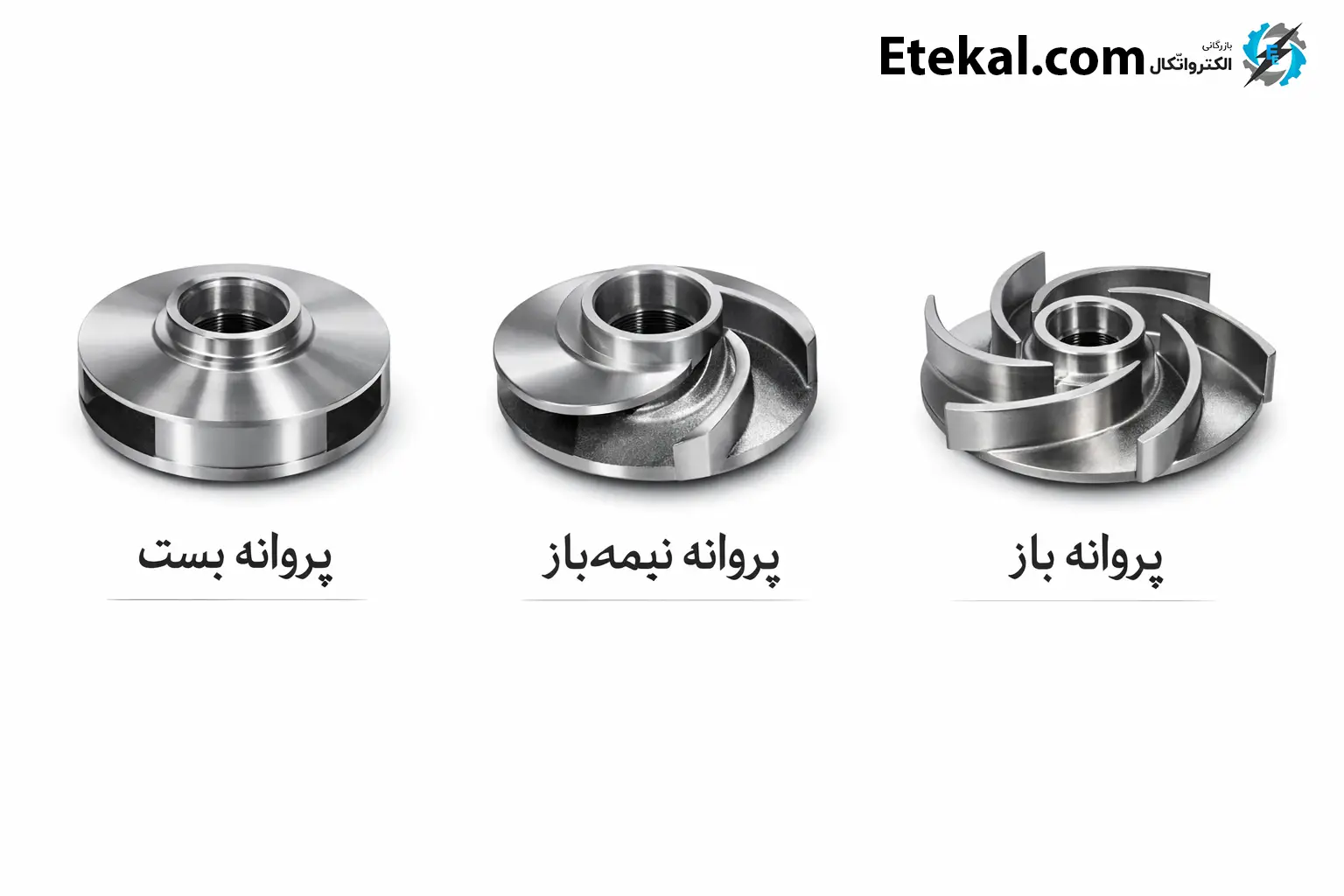 پروانه های پمپ آب