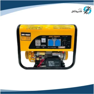 موتور برق بنزینی استارتی تک فاز 3.5 کیلووات هیرو پاور HP19500DXE