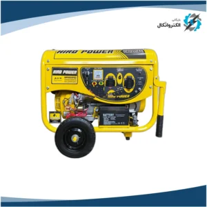 موتور برق بنزینی استارتی تک فاز 3.8 کیلووات هیرو پاور HP9900FE2