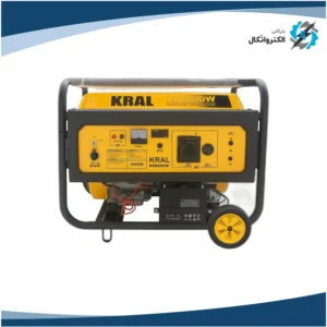 موتور برق بنزینی استارتی تک فاز 5.5 کیلووات کرال KRAL K8800DW