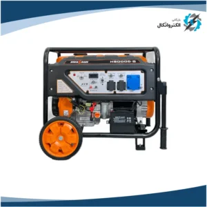 موتور برق بنزینی استارتی تک فاز 7.7 کیلووات هواسدان H9000D-G