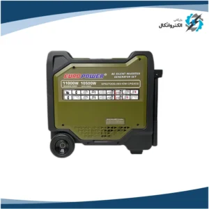 موتور برق بنزینی استارتی تک فاز سایلنت اینورتری 11 کیلووات یورو پاور EP10700S-INV-EW