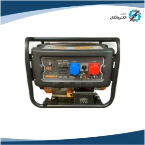 موتور برق بنزینی استارتی سه فاز 6 کیلووات کینگ وی K-6000E-T