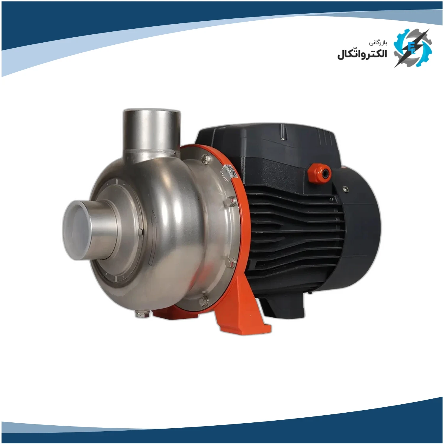 پمپ پروانه نیمه باز 2 اسب استیل 316 سه فاز لئو ABK200